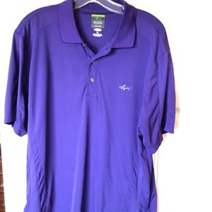 Greg Norman golf polo slim fit xl purple